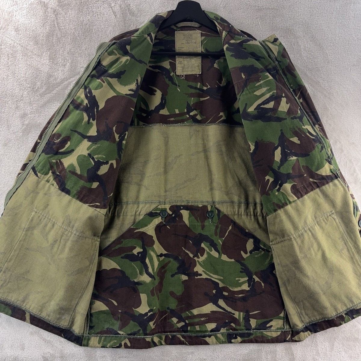 British Army Combat Smock Jacket Mens Size 180/104 DPM Woodland