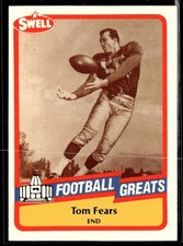 1989 Swell Greats Tom Fears #50 Los Angeles Rams
