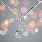 Sterling silver (9.91 g) 925 Raine High Heel Shoe  Pendant with Sterling Chain — photo 2
