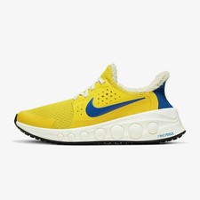yellow nike running shoes
