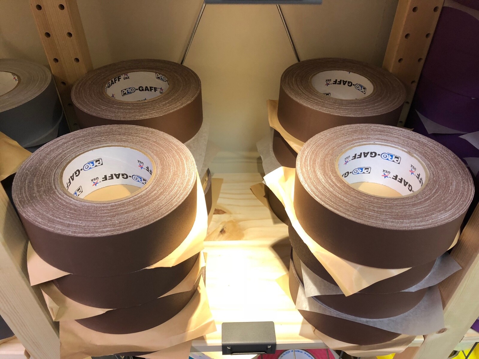 BROWN GAFFERS TAPE 2" x 55 yd Roll Pro Gaff eBay