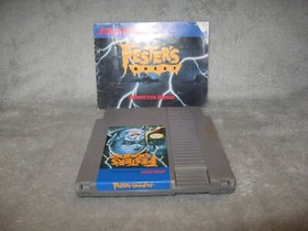 Nintendo NES  Video Game ~ Addam's Family Fester's Quest +Book + Cartridge 2210A