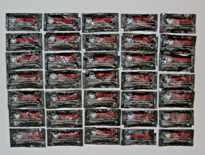 (35 Packets) Wendy's Hot Chili Seasoning Sauce Packets Wendys - Lot of 35 Packs