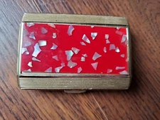 Vintage New Light Musical Compact Powder Mirror Case