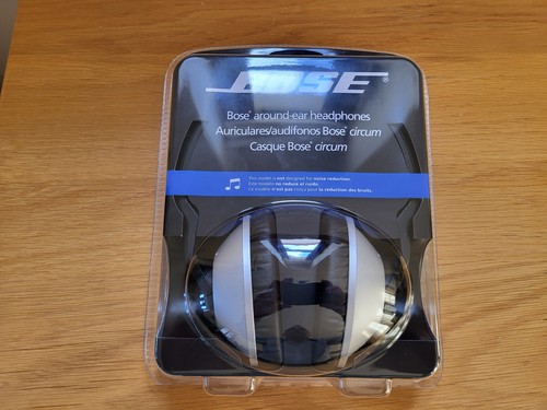 Bose TP-1A TriPort Ear-Cup Around Ear Headphones - Silver / Black - Retro - Rare - Picture 7 of 9
