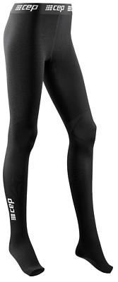 CEP Recovery Pro Tight Damen Schwarz Regenerationstight 