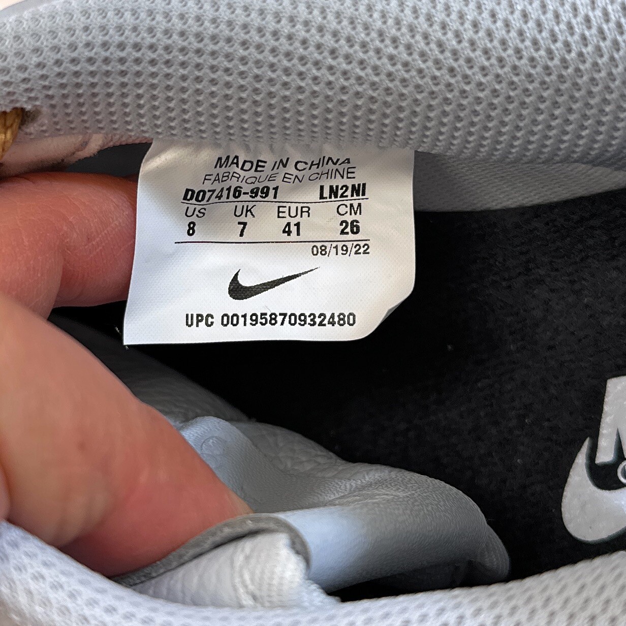 mens size 8 nike air force 1