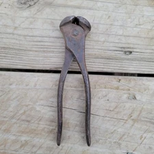 Vintage 6.5" Wire Fence Cutter Pliers Pinchers Nail Pullers Antique Tool