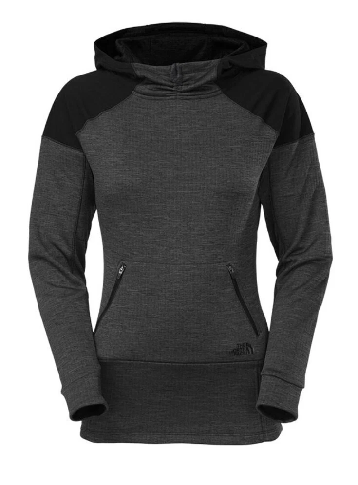 The North Face Womens DYNAMIX HOODIE Black Gray Pullover Sz Medium | eBay