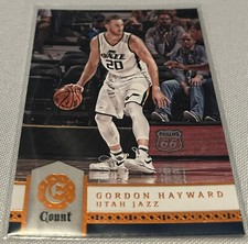 2016-17 Panini Excalibur Basketball Gordon Hayward Utah Jazz Count Parallel #169