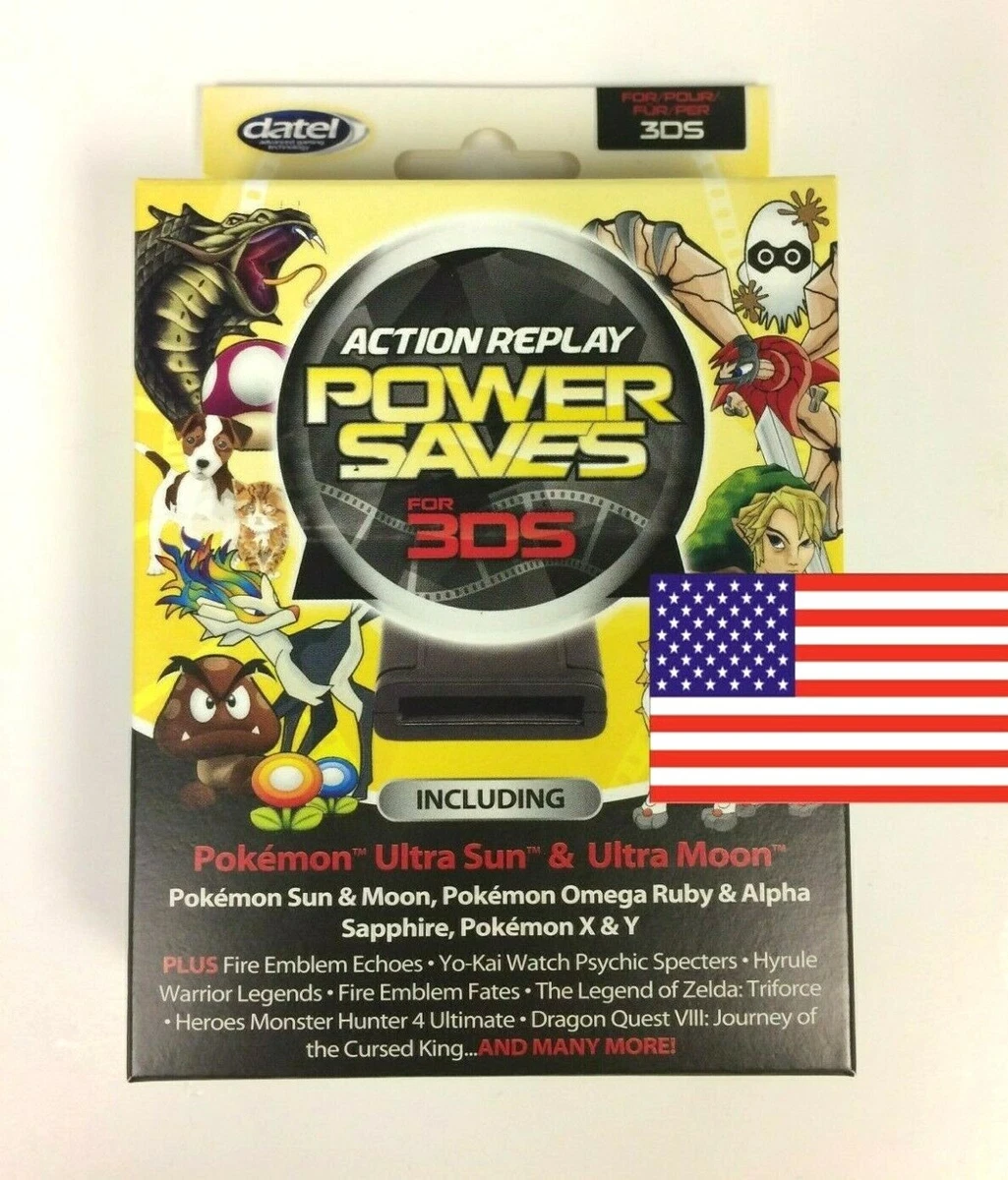 POWERSAVES for 3DS 2DS 3DSXL Perfect for Pokemon Sun Moon