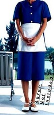 Waitress Maid Service Uniform NAVY BLUE; CINTAS M to XX