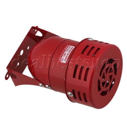 10Sets Loud 120dB Industrial Electric Motor Driven Horn Alarm Siren AC 110V Red - Afbeelding 1 van 3