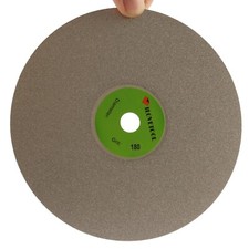 2Pcs 6"inch 150mm Diamond Grinding Wheel Coated Flat Lap Disc Coarse 100 180Grit