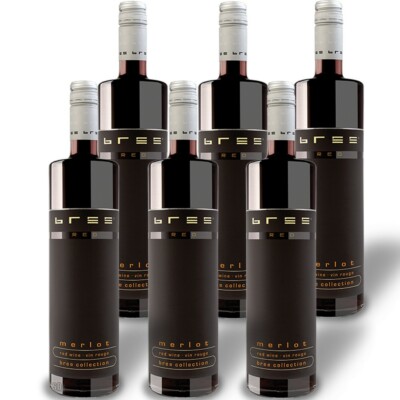 6 x 75 cl BREE Merlot Frankreich Rotwein 12,5% vol Trocken