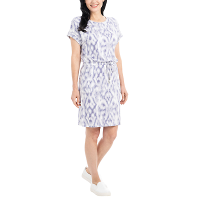 Hilary Radley Ladies' Short Sleeve Dress - PURPLE - X-LARGE