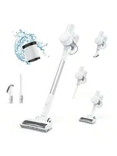 ZUNMOS Cordless Stick Vacuum Cleaner Rechargeable LED 45min Powerful Suction