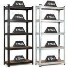 5 TIER GARAGE SHELVES SHELVING UNIT RACKING BOLTLESS HEAVY DUTY STORAGE SHELF