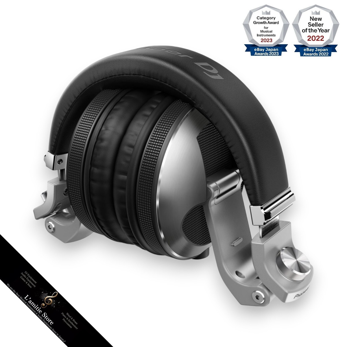 Pioneer HDJ-X10 Flagship Over-Ear DJ Headphones - Black for
