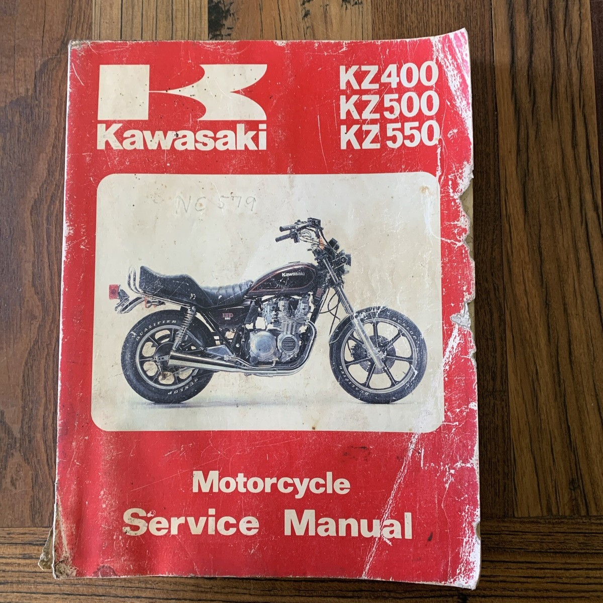 VINTAGE '79-'81 KAWASAKI KZ7400/500/550 Motorcycle Factory Service