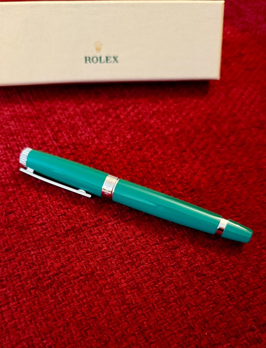 ROLEX ボールペン 緑色 専用ボックス付き Green Rolex Ballpoint