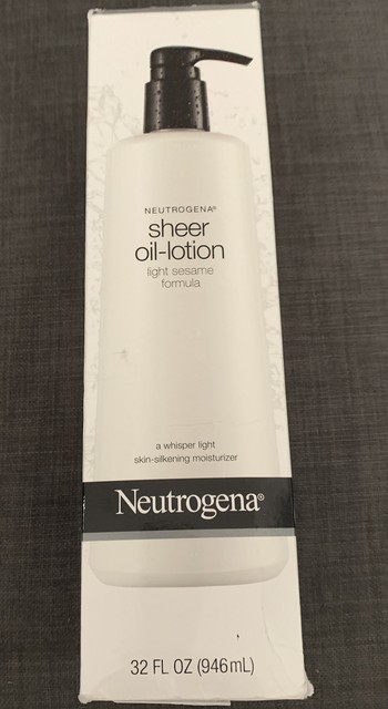 neutrogena body oil light sesame formula for dry skin