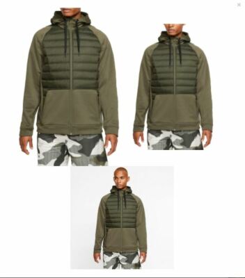 nike therma hooded nylon jacket