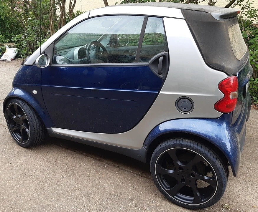 Lorinser Speedy smart fortwo 450 Komplettradsatz schwarz mattschwarz Satz - Bild 2 von 2