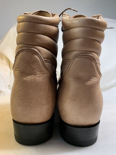 Rare Justin Western Boots Mens Size 13 EE Tan Brown Soft Double Comfort Leather - Picture 5 of 12