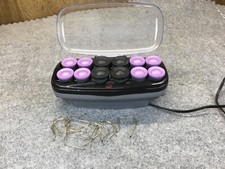 Conair Ion Shine hot roller 12 jumbo velvet clips pageant purple CHV14IX Tested