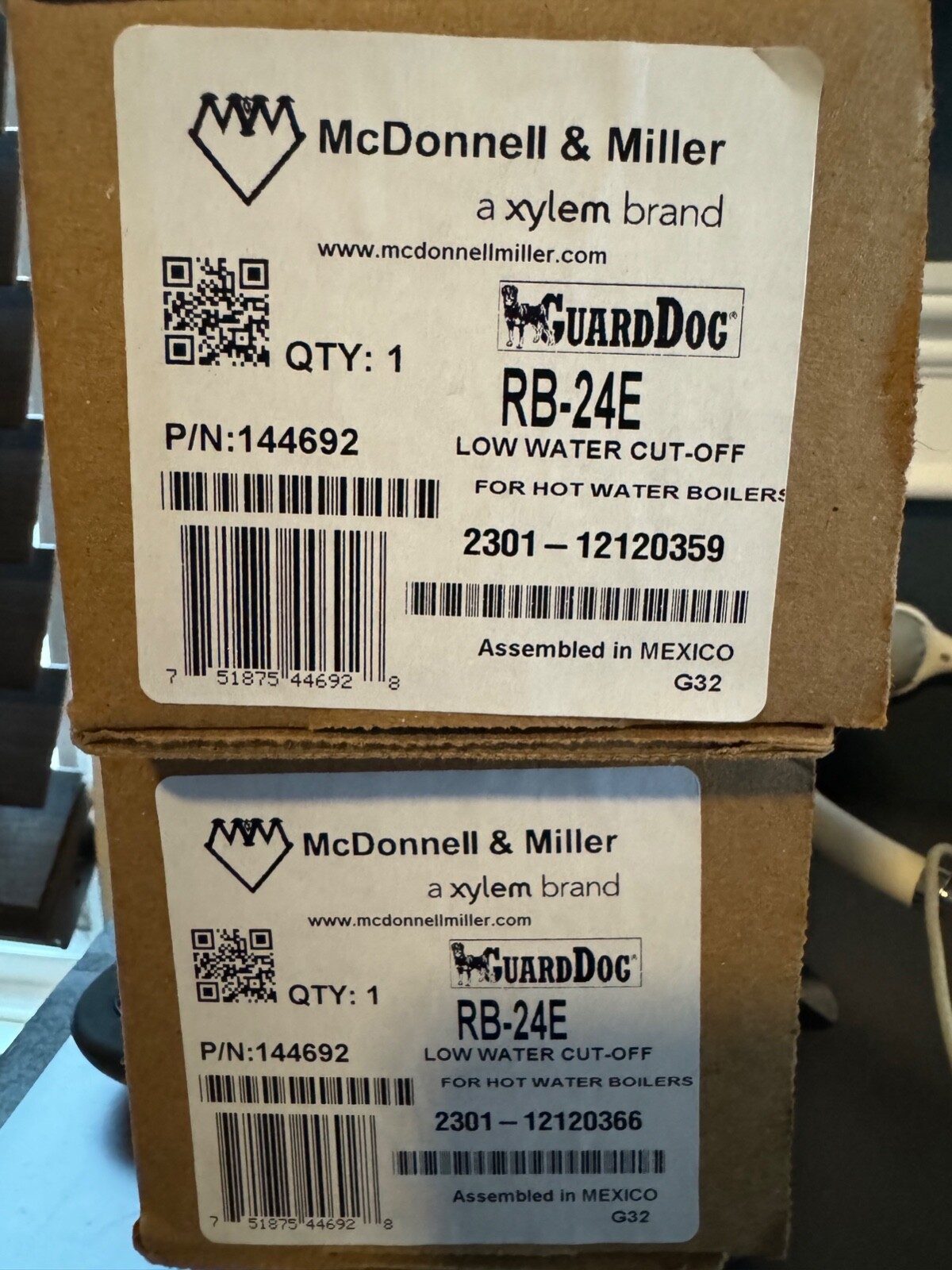 NEW MCDONNELL & MILLER RB24E GUARD DOG LOW WATER CUTOFF eBay