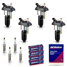 4 Ignition Coil & 4 ACDelco Iridium Spark Plug for GMC Canyon 2004-2006 2.8L l4