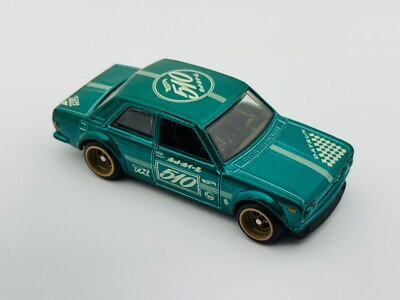 Hot Wheels 2021 SUPER Treasure Hunt DATSUN BLUEBIRD 510 Green WOW !!