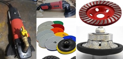3/8'' Roundover Bullnose Granite Counter Wet Polisher Concrete Stone Cup Concrete