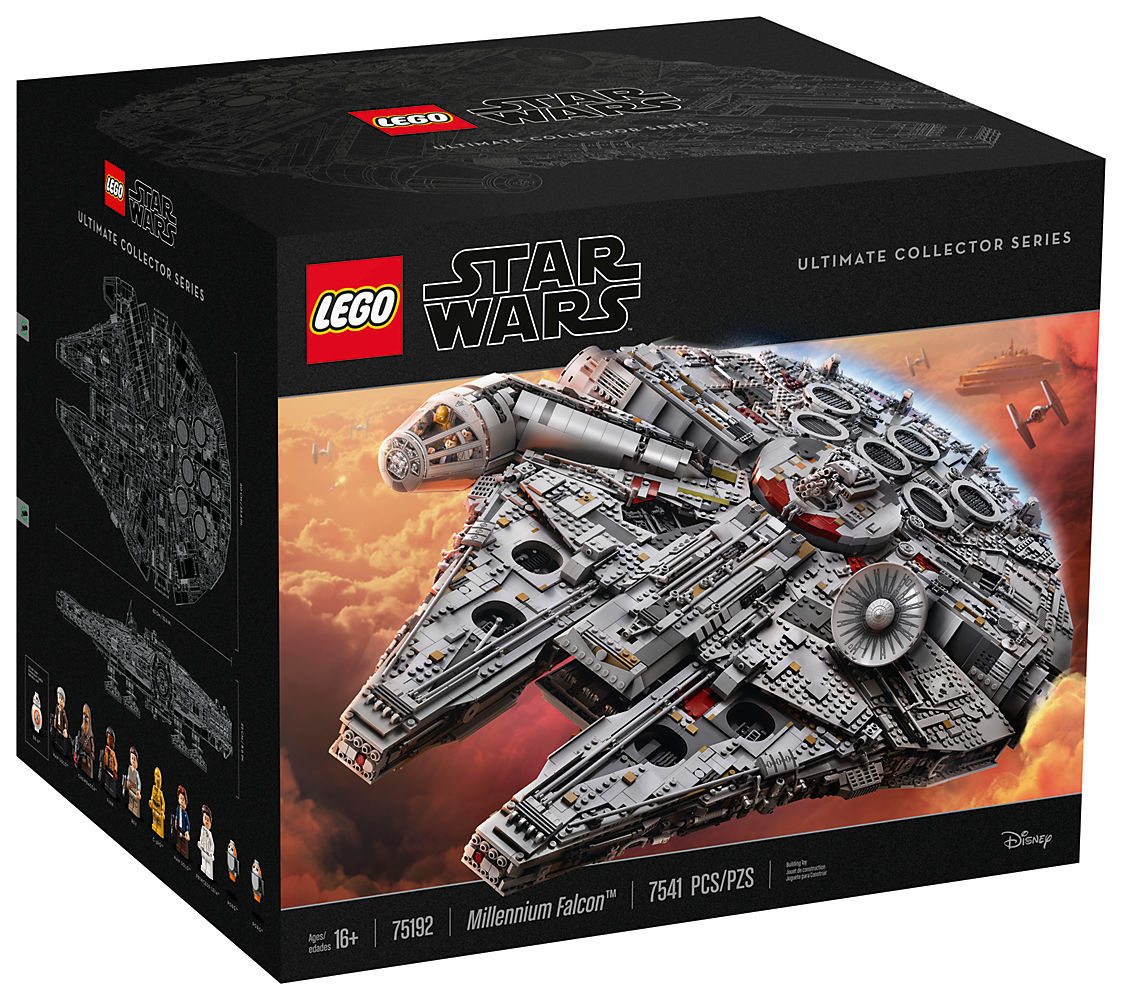 いな LEGO 75192 Star Wars Millennium Falcon 7541 Pcs NEW SEALED
