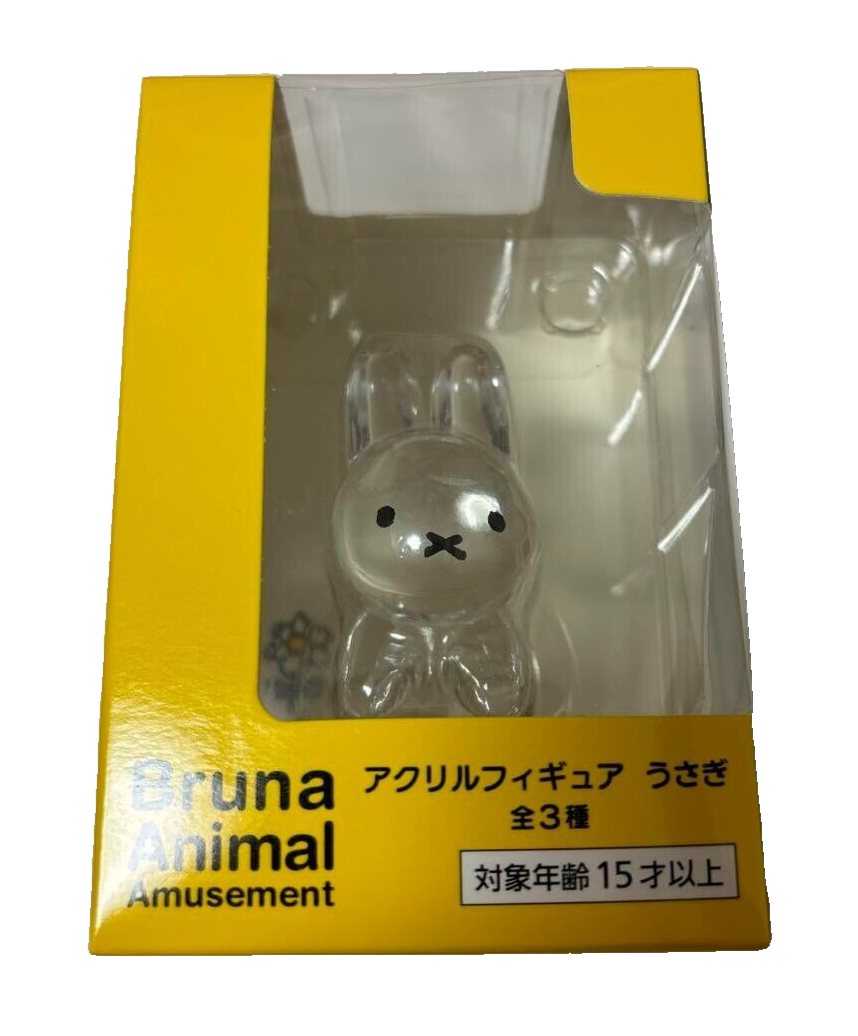 TAITO Bruna Animal Amusement Acrylic Figure Miffy Rabbit Clear