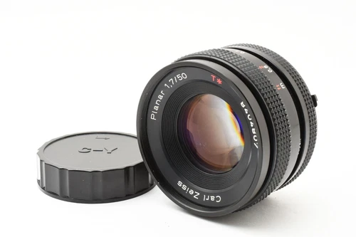 Read [Near MINT] Contax Carl Zeiss Planar T* 50mm F/1.7 MMJ Lens CY Mount JAPAN