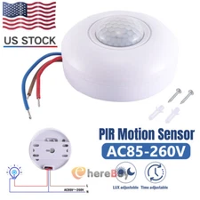 Motion Sensor Infrared PIR Movement Detector Outdoor Sensor Light Switch 85-260V