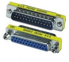 8x DB25 Male-Female Parallel/Serial RS232 Port Saver/Gender Changer Adapter