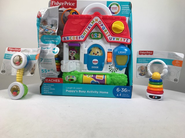 fisher price laugh and learn puppy's busy activity home