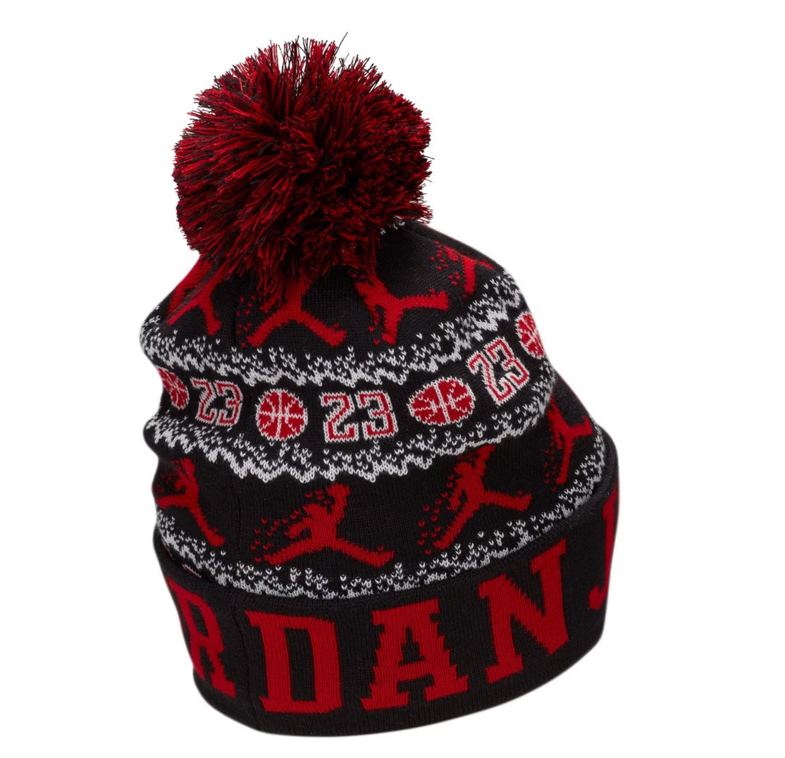 Nike Jordan Unisex Para Hombre Y Mujer Gorro Negro Rojo Blanco Nuevo