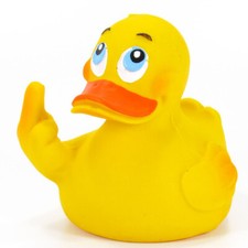 Expressive Finger Rubber Duck, 100 All Natural Rubber Ducks