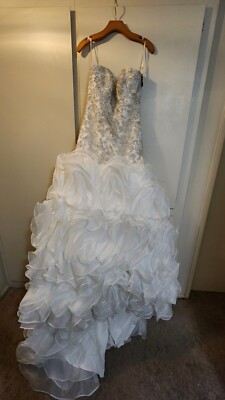 Swarovski Crystal Beaded Mermaid Wedding Dress | eBay