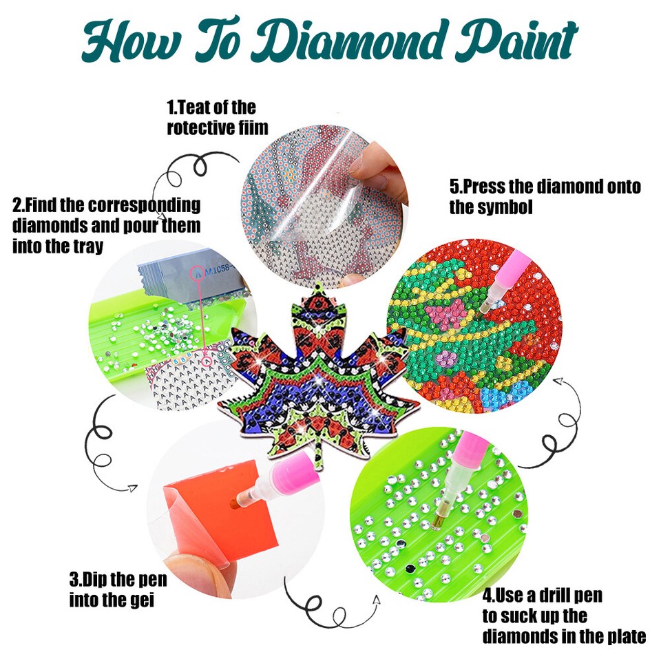 Diamond Art Coasters Diamond Art Painting Coasters Kits for Adults Kids