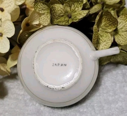 Vintage Japanese Gold Trimmed Tea Cup 3Lx2T - Picture 4 of 4