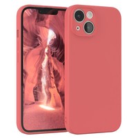 FüR Apple Iphone 14 HandyhüLle Silikon Back Cover Schutz Handy Case Hell Rot