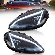 Faro proiettore led per chevrolet corvette c6 2005-2013 con segnale di svolta sequenziale uk