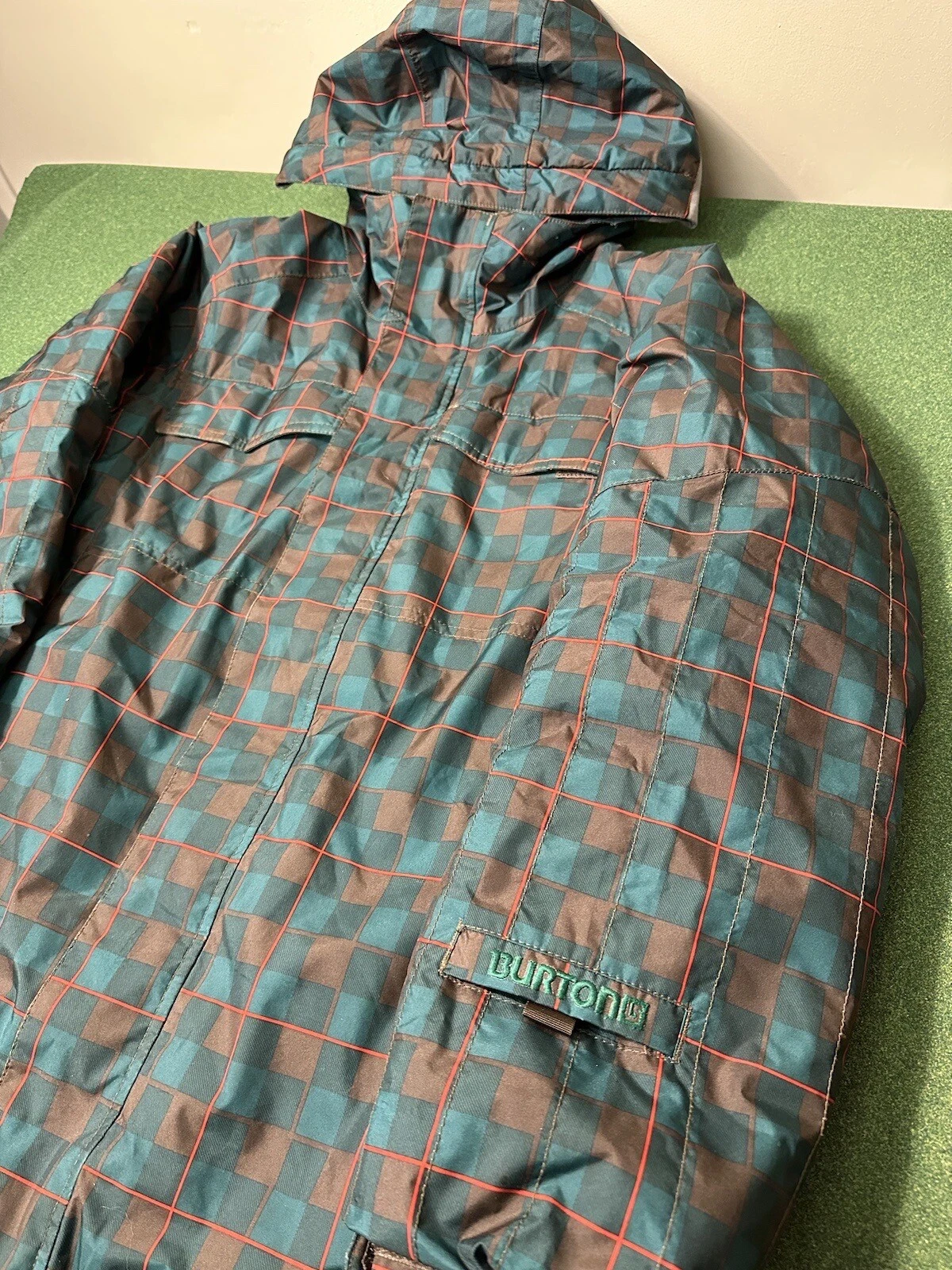 burton dryride hooded coat jacket