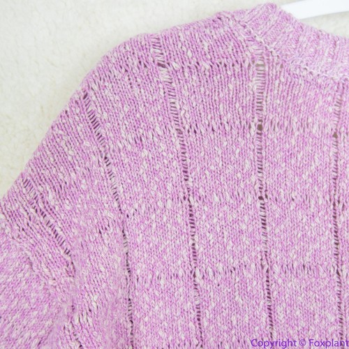 NEW Free People 100% cotton Declan Romper Sweater Set purple, size S - Picture 22 of 24