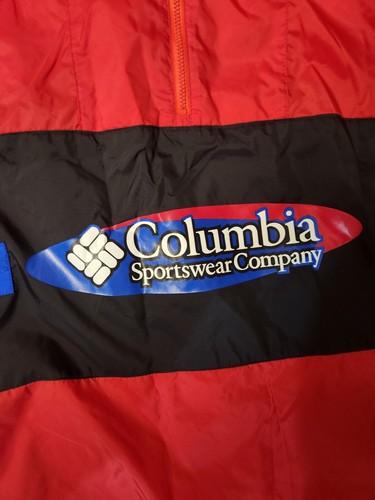 Vintage Columbia Jacket Youth 18/20 Half Outdoors Logo Boys Kids small adult - Picture 2 of 6